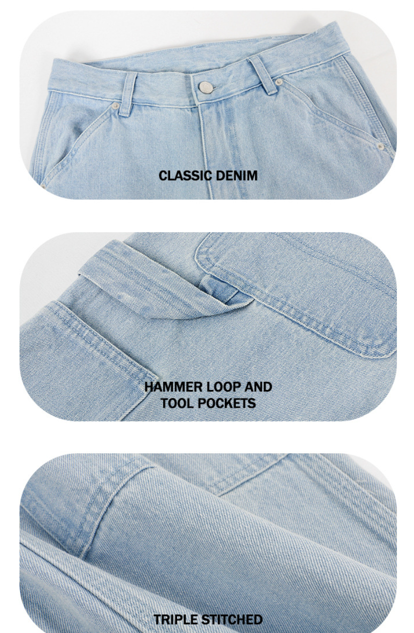 Jeans da uomo casual versatili dritti comodi pantaloni di tendenza temperamento possono essere utilizzati per attività all'aperto durante la stagione scolastica