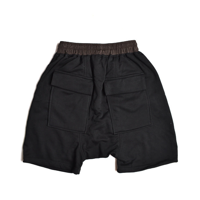 Drop zipper shorts