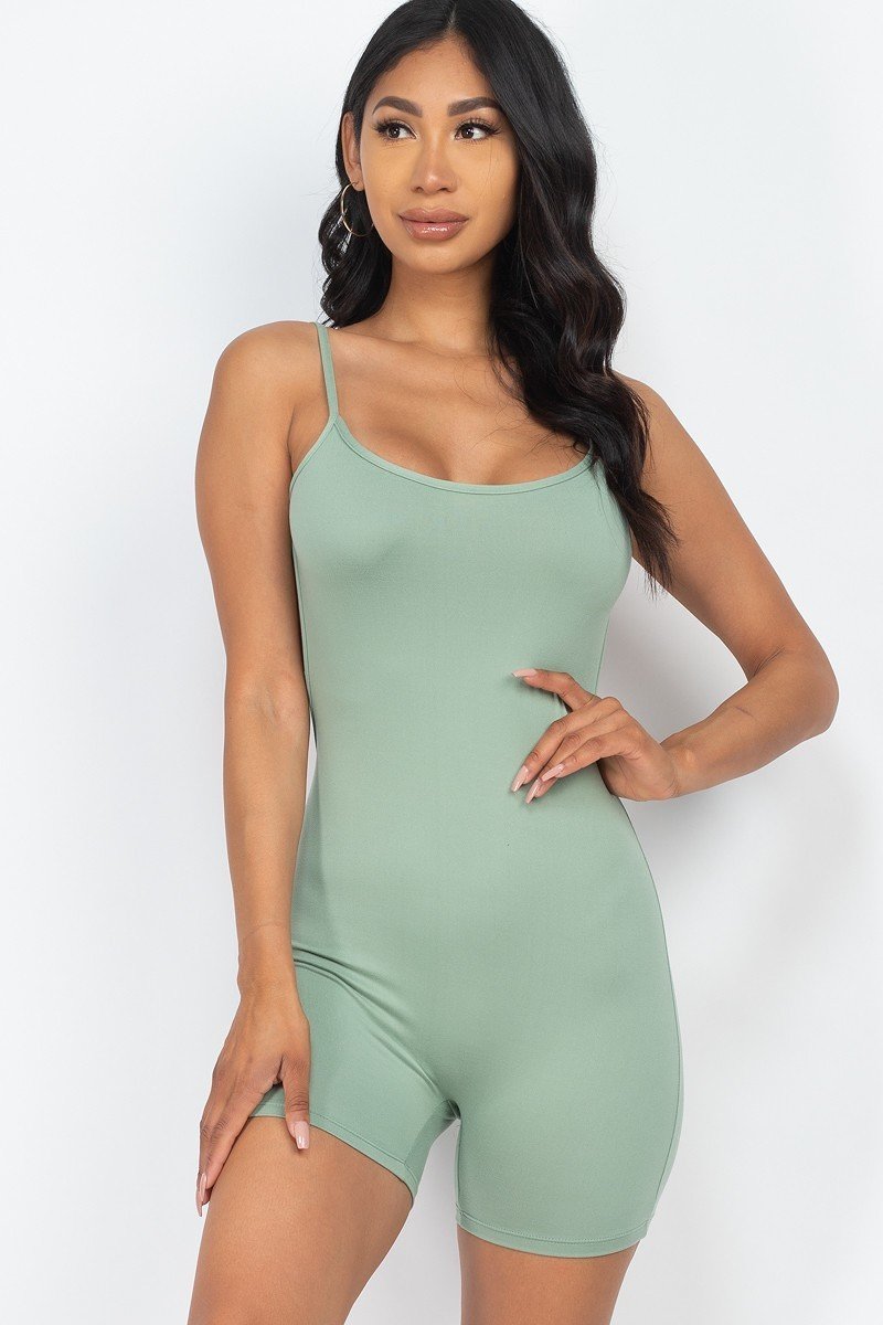 Sexy rückenfreier Camisole-Strampler