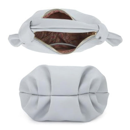 Sleek Round Handle Zipper Bag: Timeless Elegance