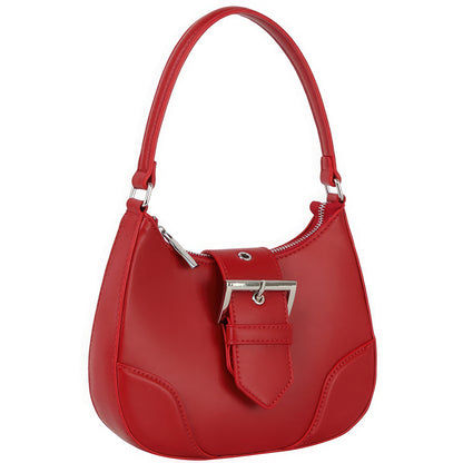 Chic Buckle Detail Shoulder Bag