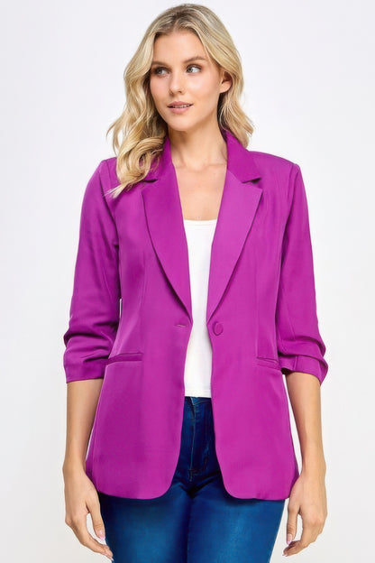 3/4 Sleeve Blazer