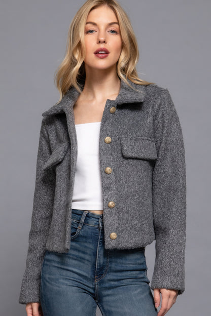 Cozy Teddy Fleece Short Jacket