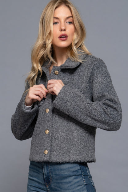 Cozy Teddy Fleece Short Jacket