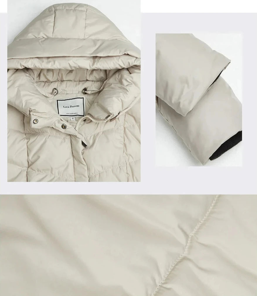 Women's Long Winter Parka – Windproof High-Quality