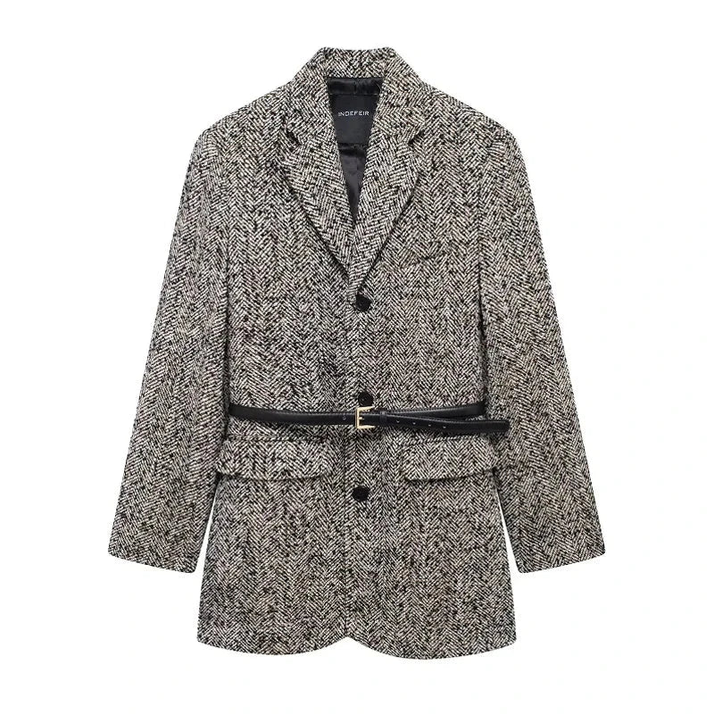 Elegant Tweed Blazer