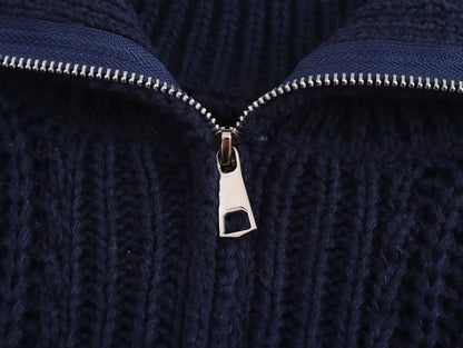 Cozy Chic: Autumn/Winter Zipper Pullover