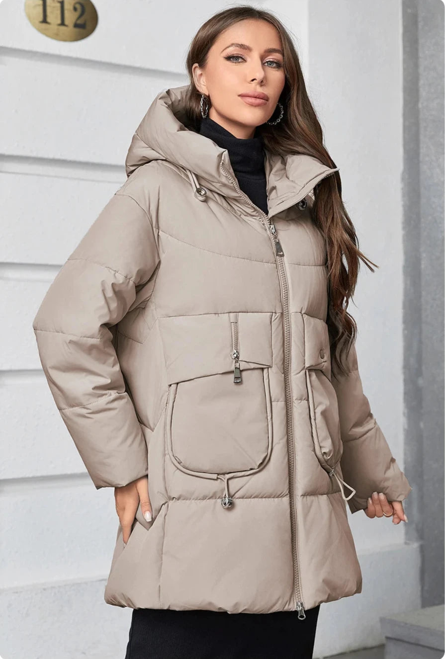 Fashion Hooded Parkas Plus Size