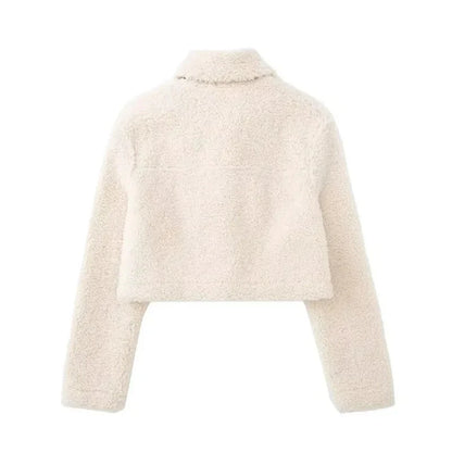 Women's Cropped Fleece Jacket