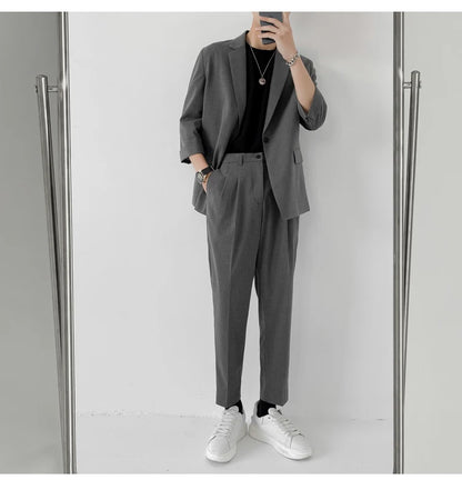 Summer 2-piece Set - Blazers + Pants