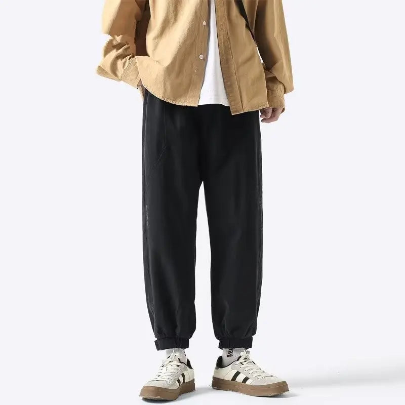 Oversize Korean Khaki Cargo Pants - Streetwear Hip Hop 4XL