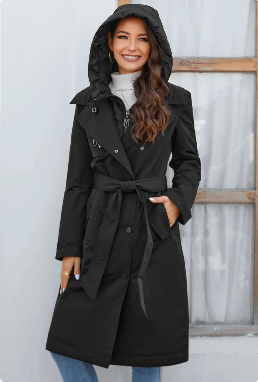 Elegant Long Women's Down Parka