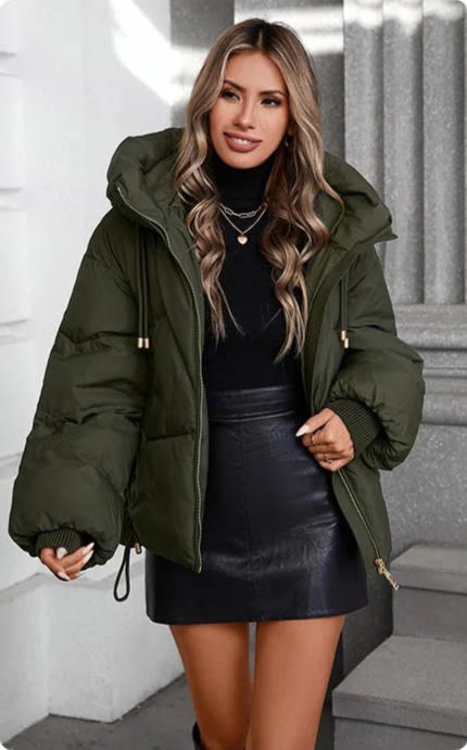 Elegant Slim-Fit Women's Winter Down Jacket