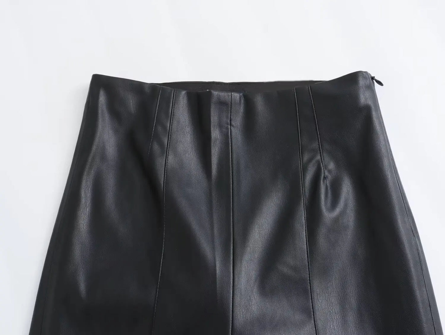 High Waist Faux Leather Pants – Stylish Slim Fit for Women