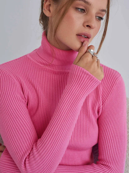 Essential Turtleneck Knit Sweater