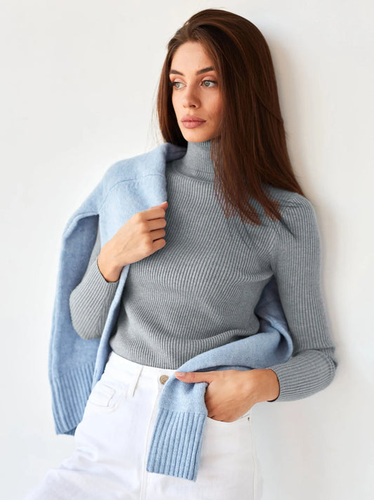 Essential Turtleneck Knit Sweater