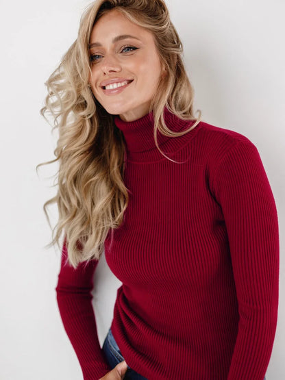 Essential Turtleneck Knit Sweater