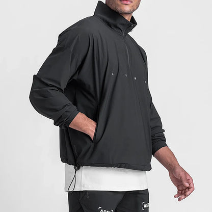 Stylish Men's Hooded Gym Jacket: Performance and Fashion Combined