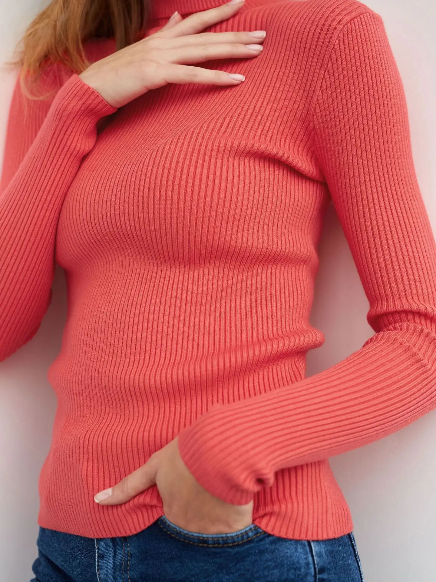 Essential Turtleneck Knit Sweater