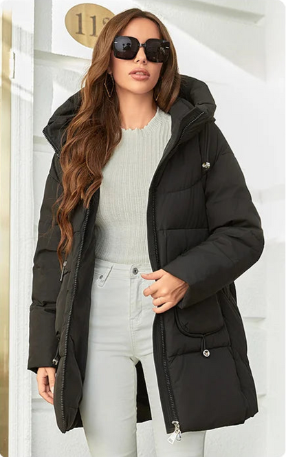 Fashion Hooded Parkas Plus Size