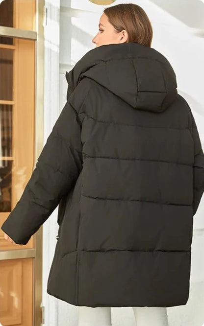 Fashion Hooded Parkas Plus Size