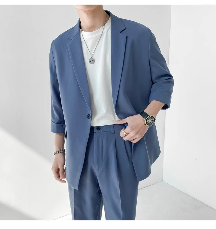 Summer 2-piece Set - Blazers + Pants