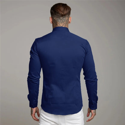 Fashion Long Sleeve Shirt Mens