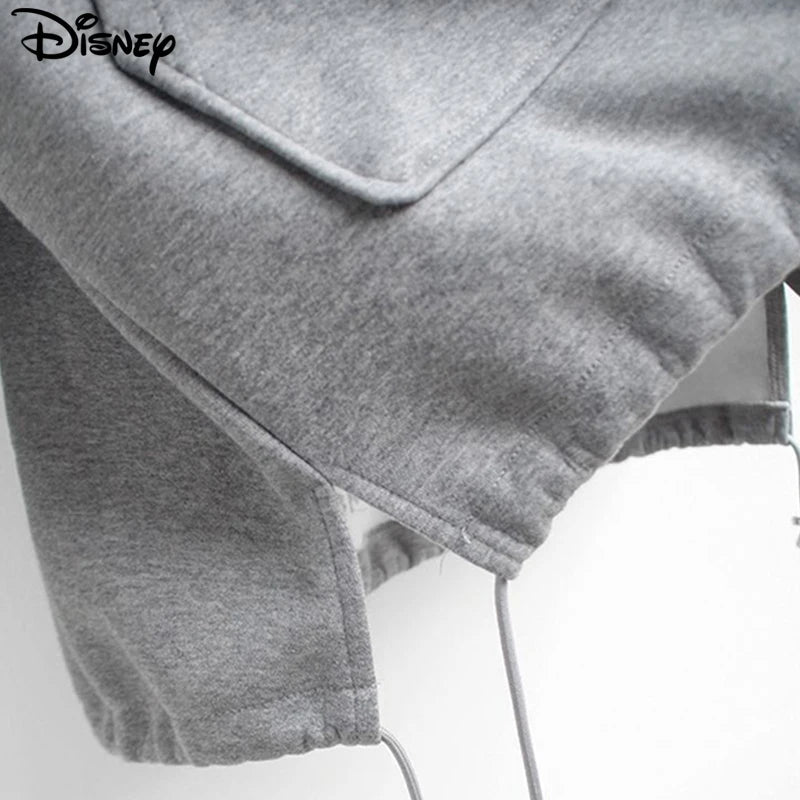 Casual Disney Hoodie with Mickey Mouse Embroidery