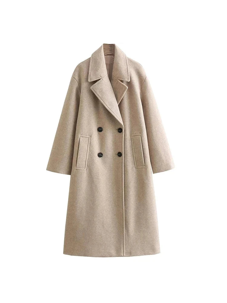 Women's Oversized Woolen Coat