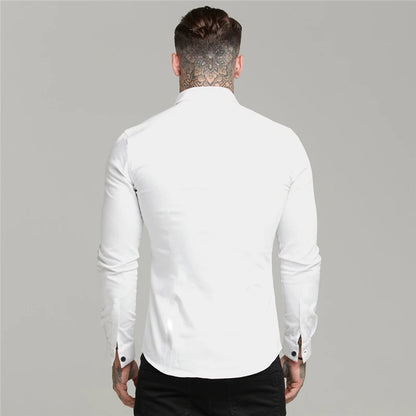 Fashion Long Sleeve Shirt Mens