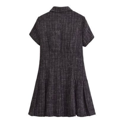 Autumn Midi Button Dress