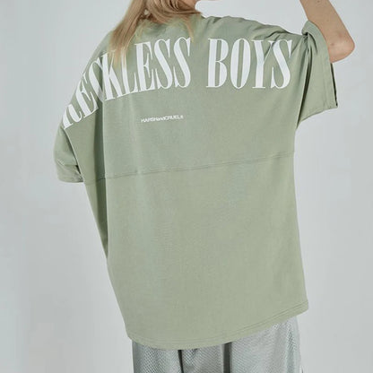 Oversized Tee Men Summer