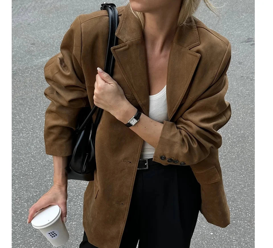 Suede Vintage Blazer