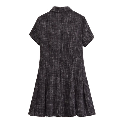 Autumn Midi Button Dress