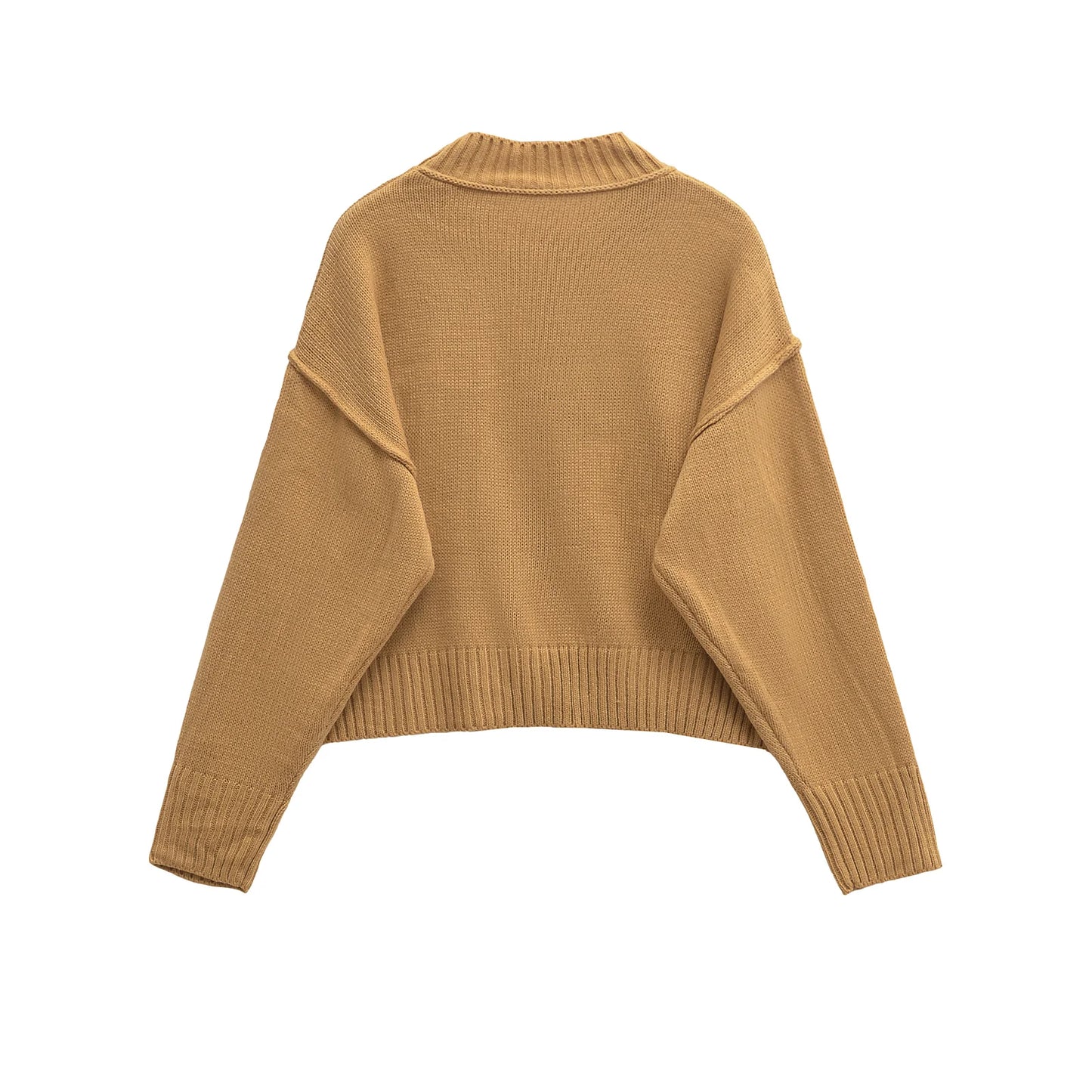 Loose Fit O-Neck Casual Pullover