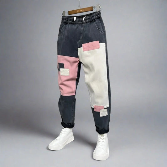 Harajuku Hip Hop Baggy Jeans: Trendy Streetwear Statement