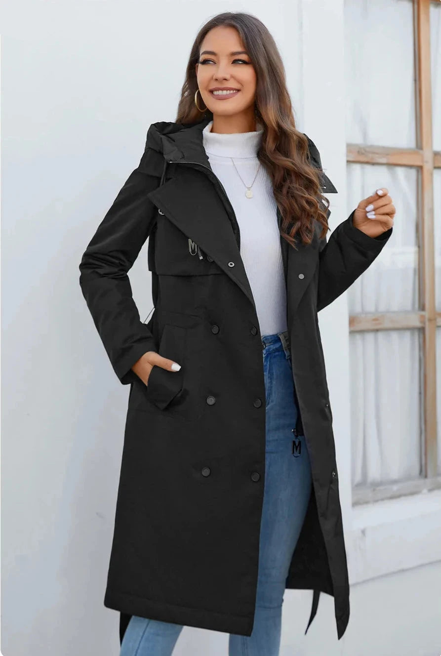 Elegant Long Women's Down Parka