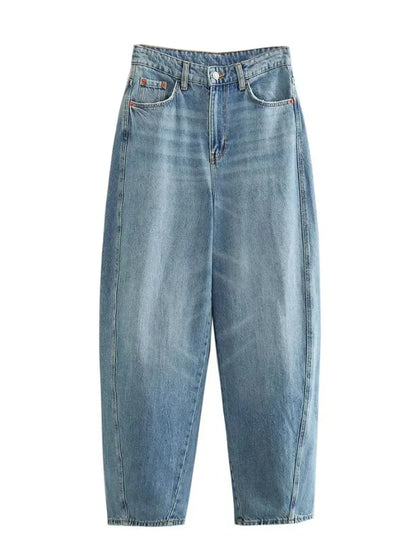 Denim wide leg high street