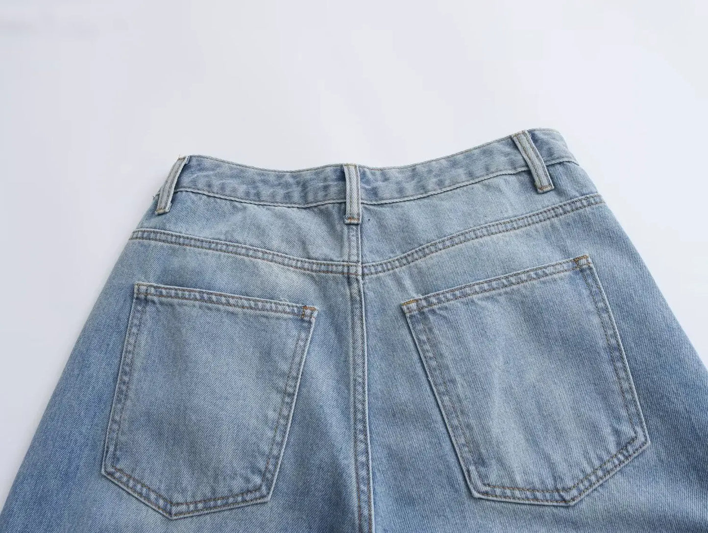 High-Waisted Denim Chic