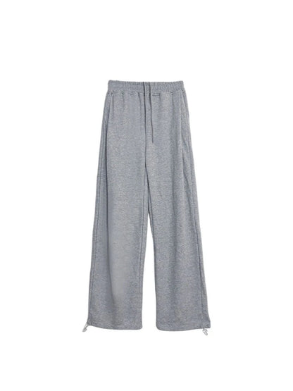 Gray Oversized High Waist Joggers for Women