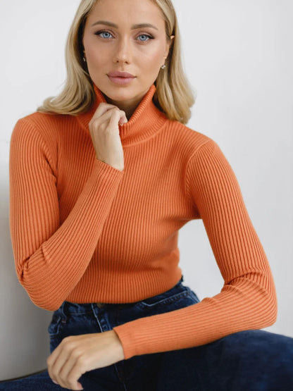 Essential Turtleneck Knit Sweater