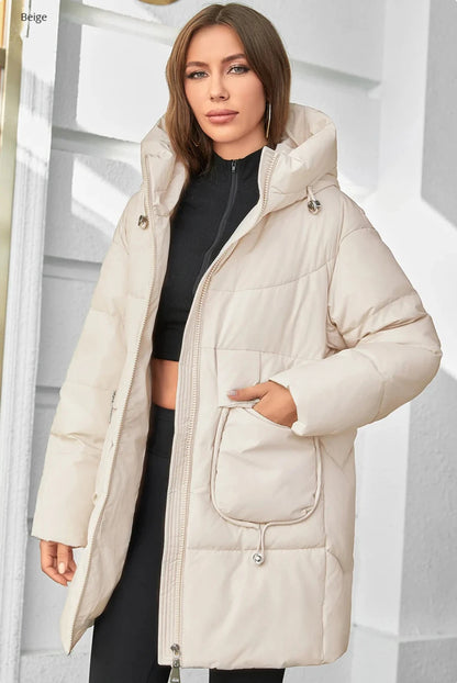 Fashion Hooded Parkas Plus Size