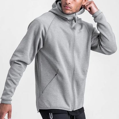 Men's Gym Hooded Zipper Sweatshirt