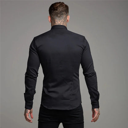 Fashion Long Sleeve Shirt Mens