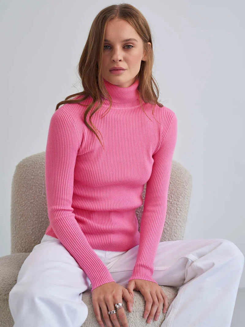 Essential Turtleneck Knit Sweater