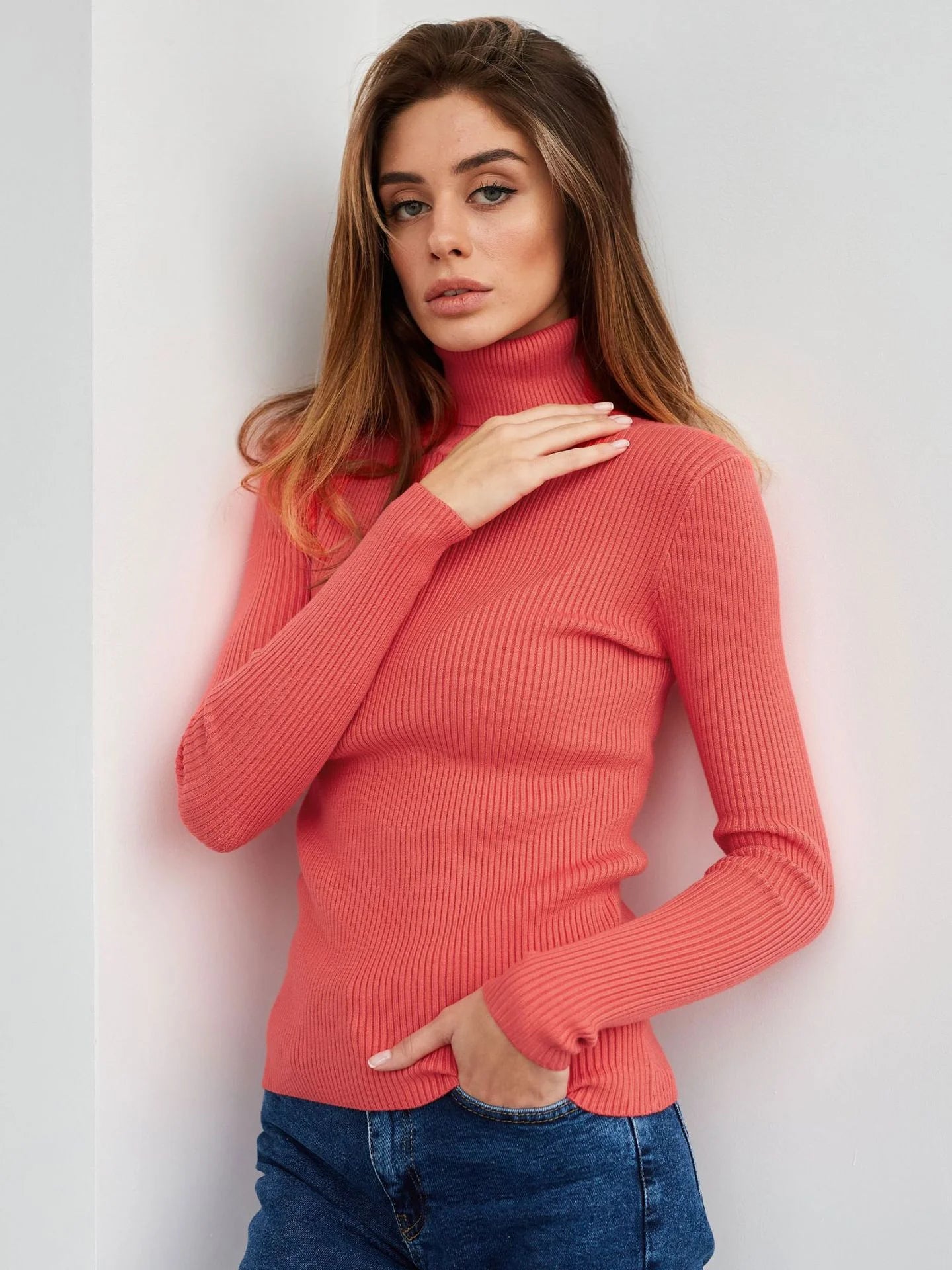 Essential Turtleneck Knit Sweater