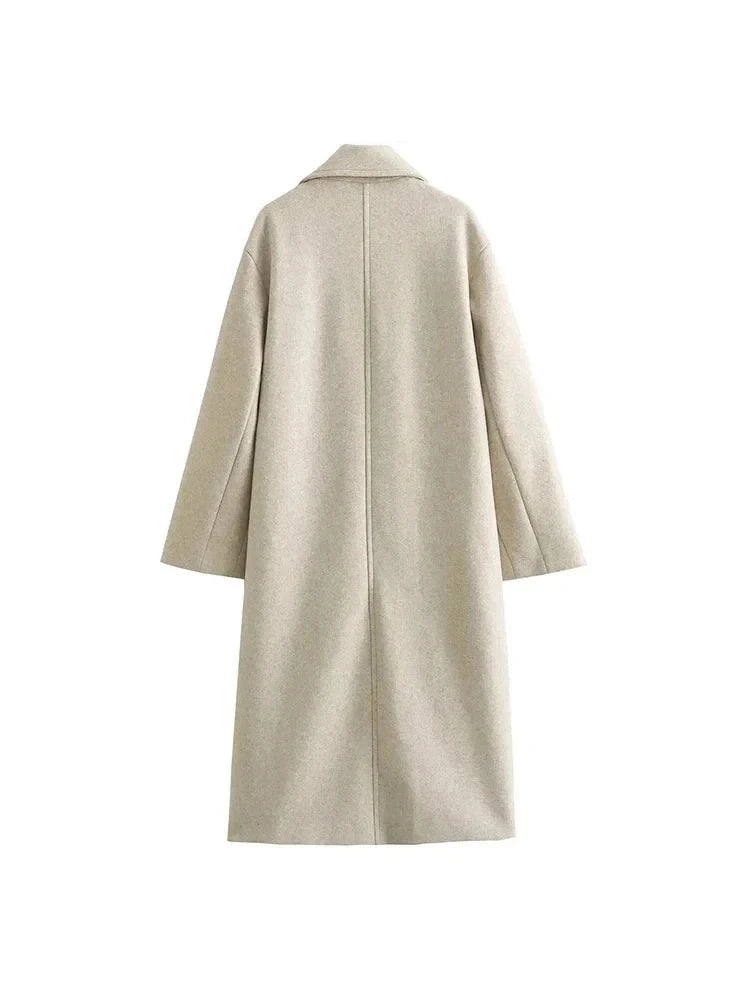 Women's Oversized Woolen Coat