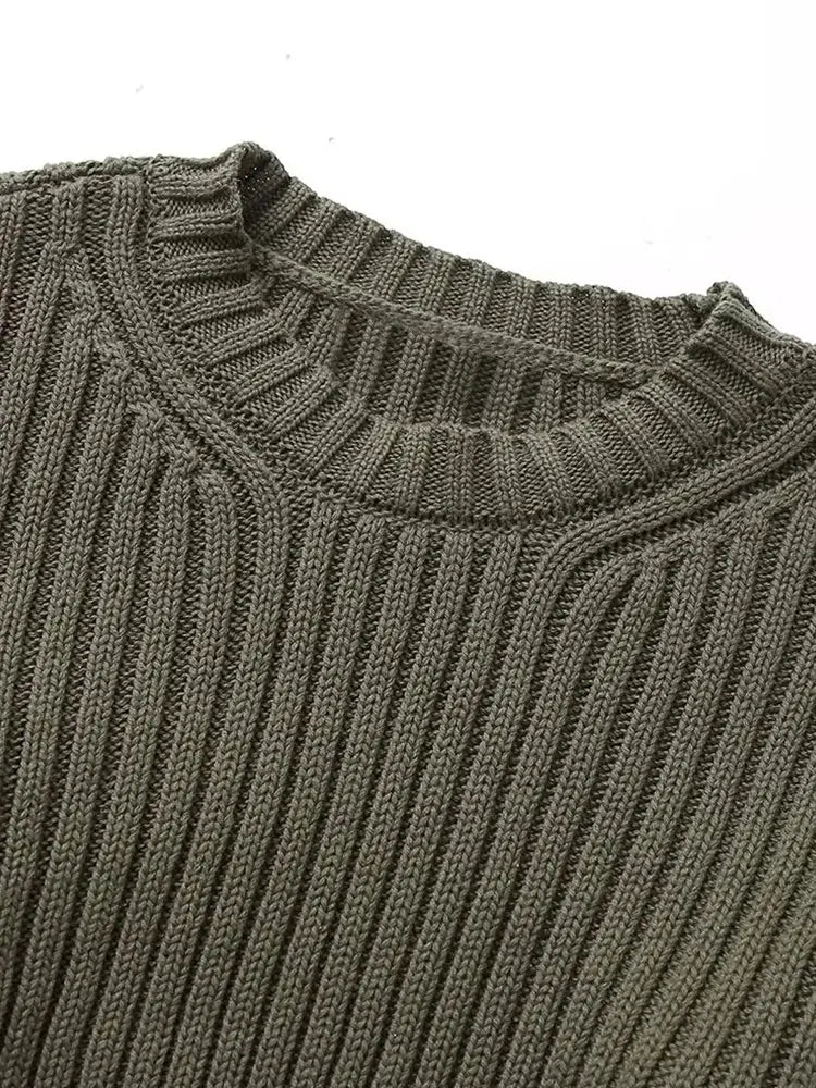 Frayed Knit Pullover