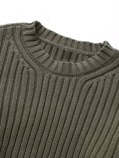 Frayed Knit Pullover