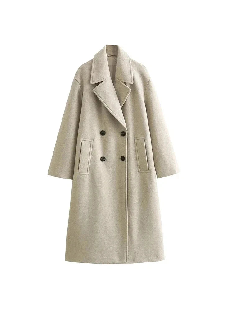 Women's Oversized Woolen Coat